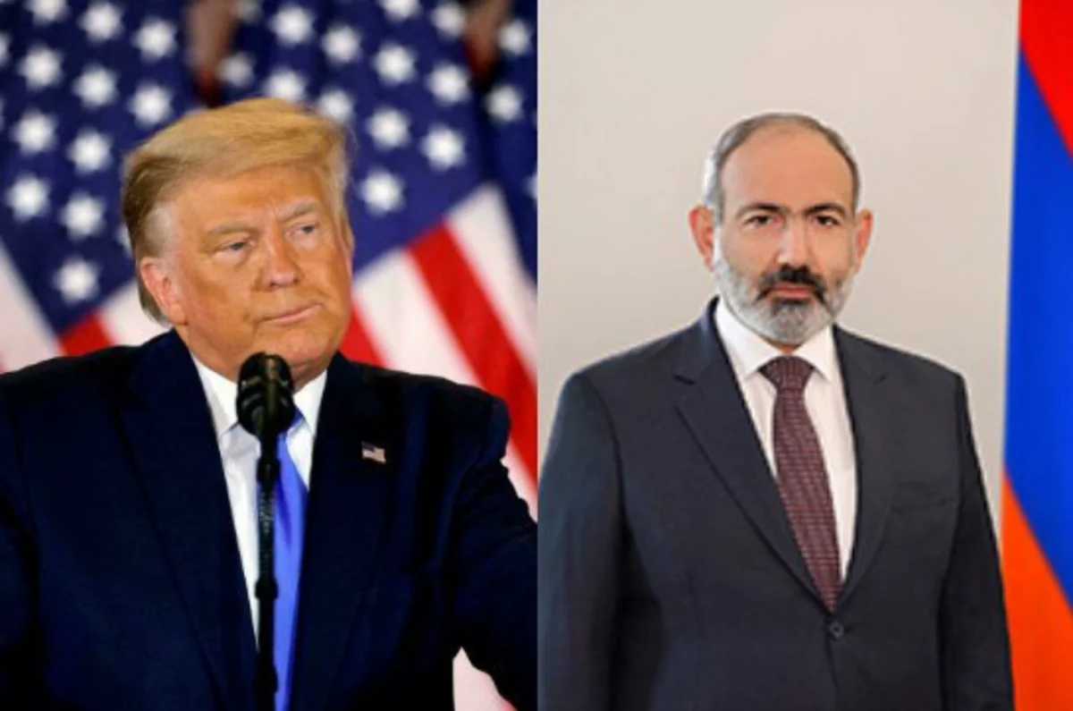 Pashinyan, Trump mull development of relations between Armenia and US