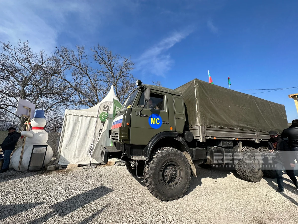 Сегодня по дороге Ханкенди-Лачын беспрепятственно проехали 32 автомобиля РМК