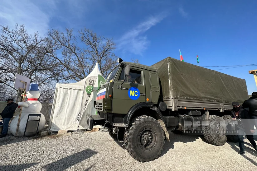 Сегодня по дороге Ханкенди-Лачын беспрепятственно проехали 32 автомобиля РМК