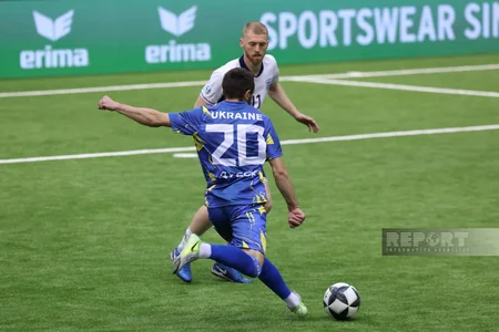 Bakıda keçirilən minifutbol üzrə dünya çempionatında ilk böyükhesablı qələbə qeydə alınıb