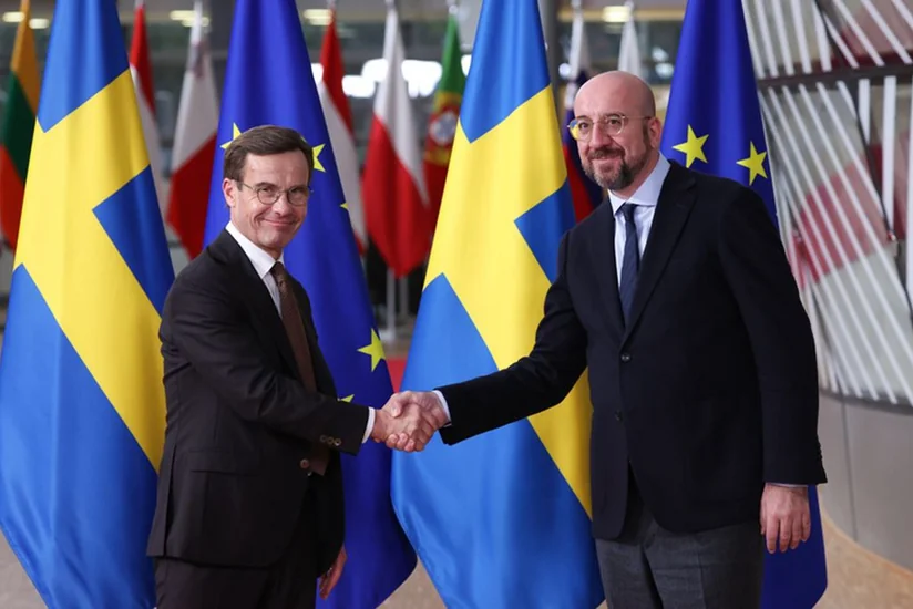 Charles Michel, Ulf Kristersson mull Sweden’s accession to NATO