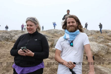 Int'l travellers visiting Shusha get acquainted with Azerbaijan's construction work there