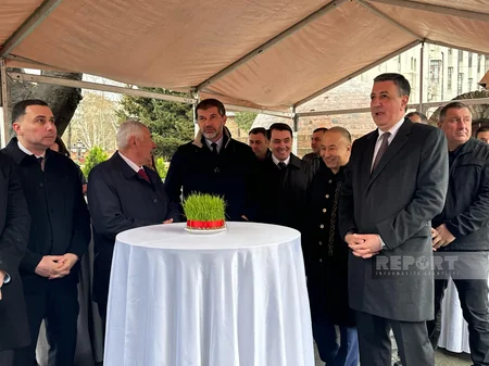 Tbilisinin meri Novruz tədbirlərinə qatılıb