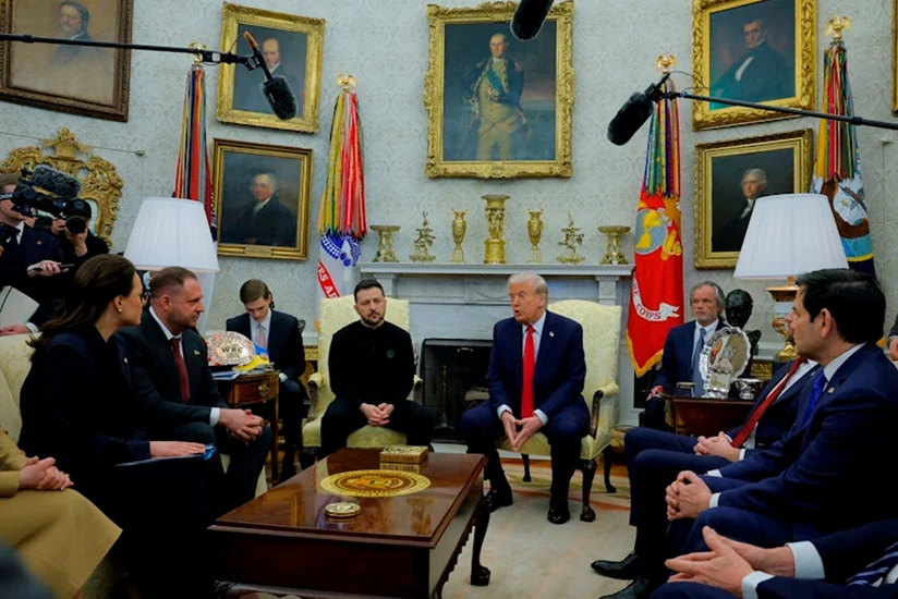 Зеленский и Трамп начали переговоры в Овальном кабинете