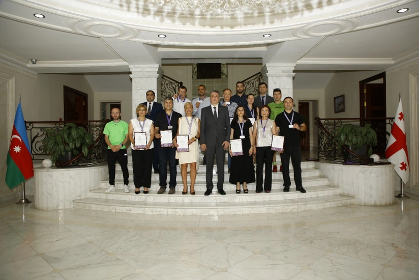 Bakı marafonuna Gürcüstandan qatılan iştirakçılar təltif edilib