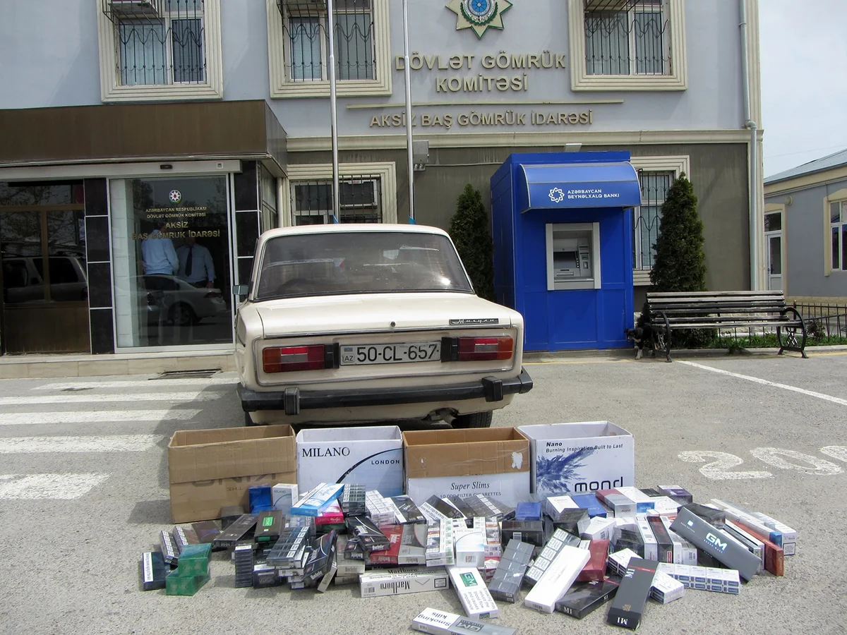 Azərbaycana qaçaqmalçılıq yolu ilə gətirilmiş siqaretlərin realizə edilməsinin qarşısı alınıb