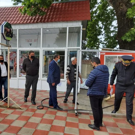 Göyçayda qanunsuz fəaliyyət göstərən heyvan kəsimi məntəqələrində reyd keçirilib