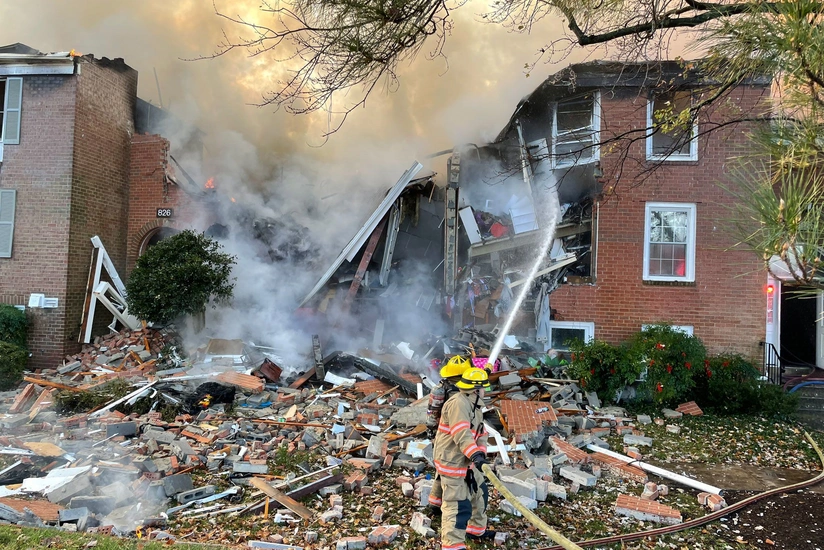 ABŞ-da yaşayış binasında partlayış olub, xəsarət alanlar var