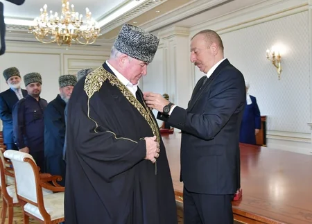 Президент Азербайджана принял мусульманских религиозных деятелей из северокавказских республик