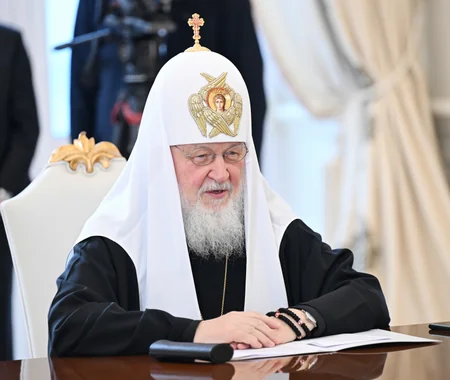 Prezident İlham Əliyev Moskvanın və Bütün Rusiyanın Patriarxı Kirill ilə görüşüb - YENİLƏNİB - 2