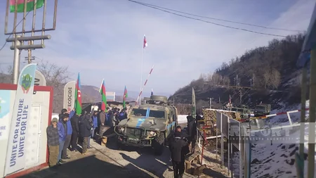 Bu gün Xankəndi-Laçın yolunda sülhməramlıların 36 avtomobili maneəsiz keçib - VİDEO - YENİLƏNİB-10