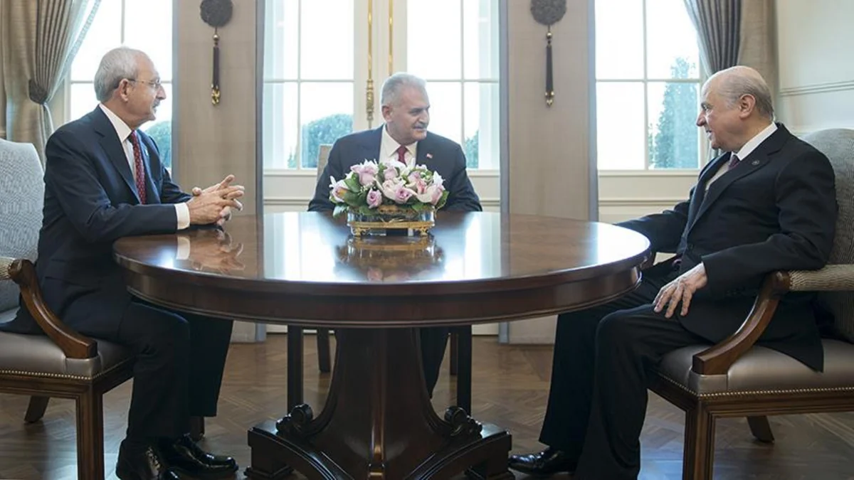 Türkiyədə iqtidar və müxalifət partiyalarının liderləri görüşüb