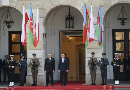 Official welcome ceremony held for President Ilham Aliyev in Warsaw