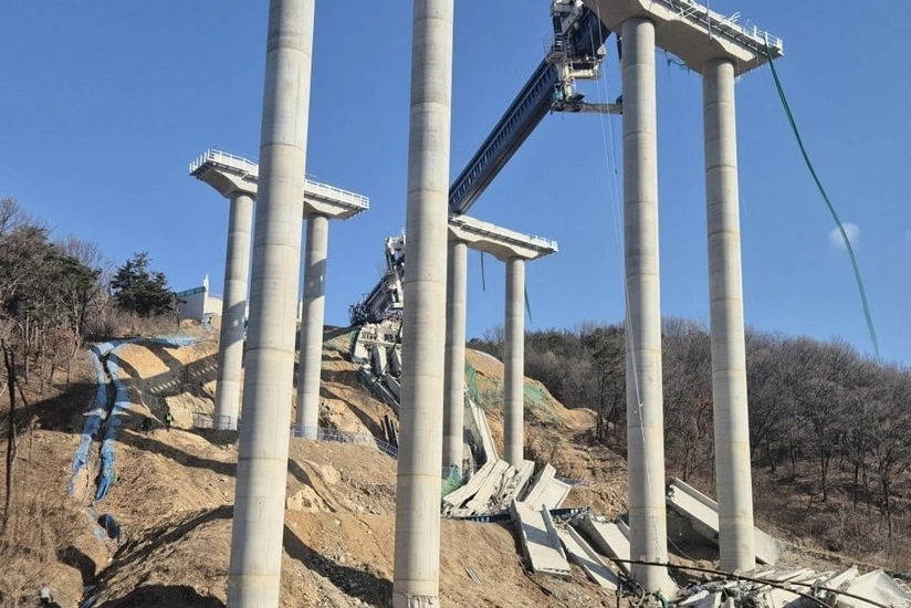 3 workers killed in highway bridge collapse in South Korea