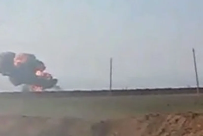 Azərbaycan Müdafiə Nazirliyi Ermənistan hərbi helikopterinin məhv edilməsi anının görüntülərini yayıb