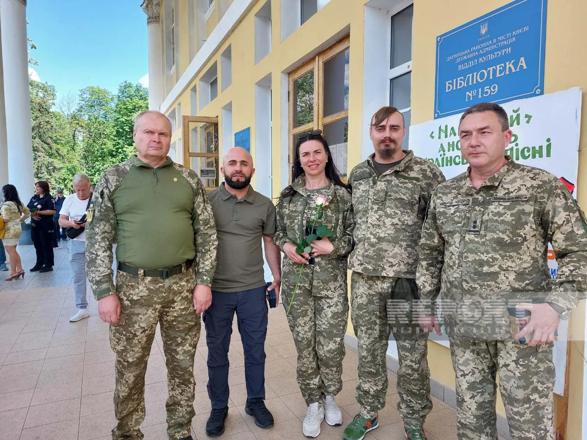 Ukraynada daha bir azərbaycanlı müharibədəki xidmətlərinə görə təltif olunub