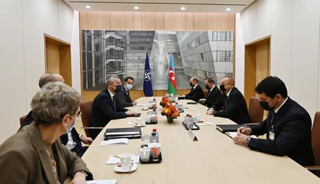 Prezident İlham Əliyevlə NATO Baş katibinin görüşü olub