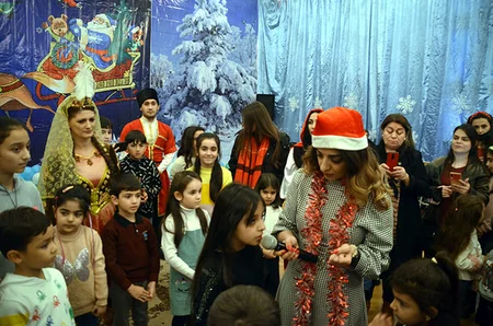 Şəhid və hərbçi ailələrinin uşaqları üçün bayram tədbiri keçirilib