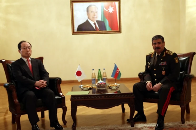 Zakir Həsənov Yaponiyanın Azərbaycandakı səfirini qəbul edib