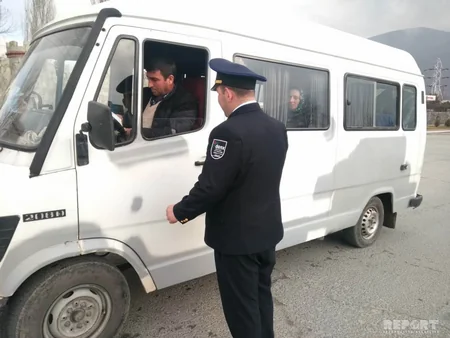 Dövlət Avtomobil Nəqliyyatı Xidməti Şəkidə 15 sürücünü cərimələyib