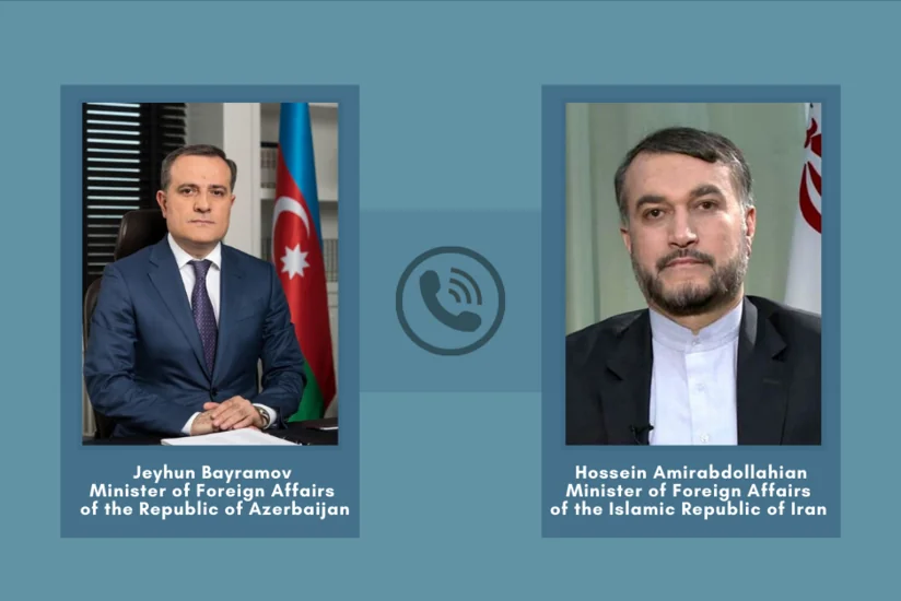 Ceyhun Bayramov iranlı həmkarı ilə telefonla danışıb