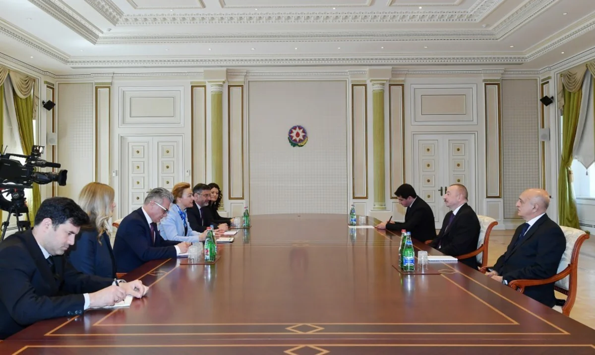 President Ilham Aliyev received delegation led by Croatian deputy prime minister