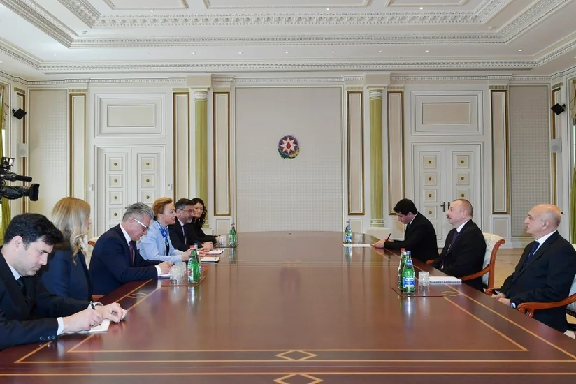 President Ilham Aliyev received delegation led by Croatian deputy prime minister