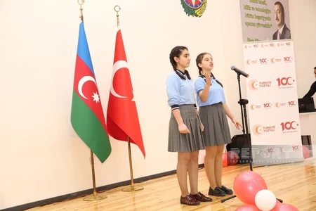 Gəncədə Türkiyə Cümhuriyyətinin yaranmasının 100 illiyi ilə əlaqədar tədbir keçirilib