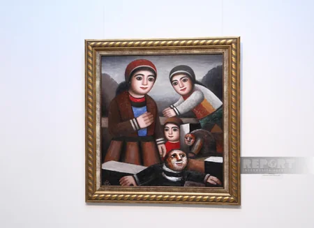 Xalq rəssamı Qəyyur Yunusun Sağ əlin sərvəti sərgisinin açılışı olub
