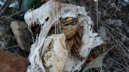 Şəmkirdə əl qumbaraları və mərmilər tapıldı