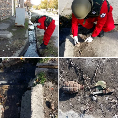 Gəncədə əl qumbarası tapılıb