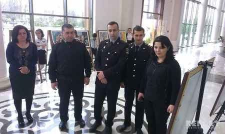 Lənkərandа “Zərərli vərdişlərə qarşı mübarizə: Uşaqların gözü ilə” rəsm sərgisi keçirilib - FOTO