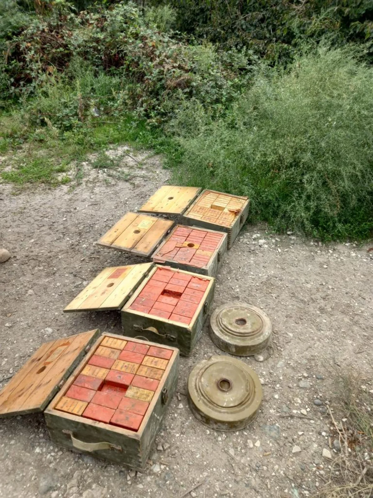 Explosive devices discovered in Khojavand