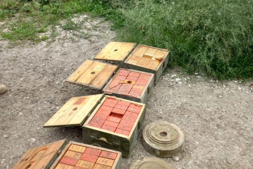 Xocavənddə yüksək partlayış gücünə malik minalar aşkarlanıb