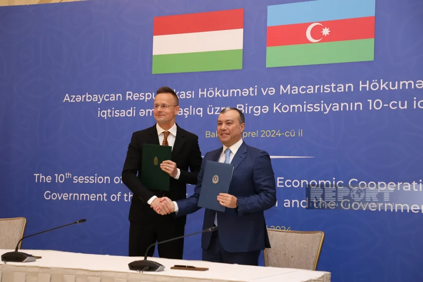 Подписан протокол по итогам заседания азербайджано-венгерской межправкомиссии