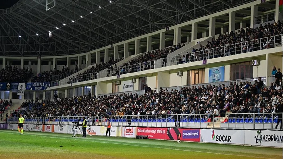 Sumqayıt - Qarabağ qarşılaşmasında mövsümün azarkeş rekordu qeydə alınıb