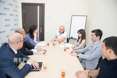 Resident Representative of Asian Development Bank for Azerbaijan visits Report News Agency - PHOTOS