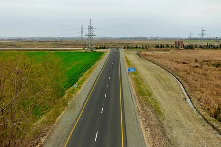 Mingəçevir-Bəhramtəpə yolunun 26 kilometrlik hissəsi istismara verilib