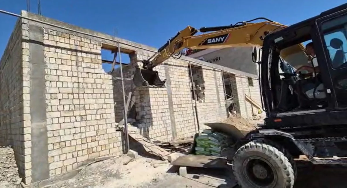Şamaxıda qanunsuz tikintinin qarşısı alınıb