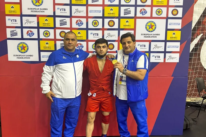 Азербайджанские самбисты завершили чемпионат Европы с тремя медалями