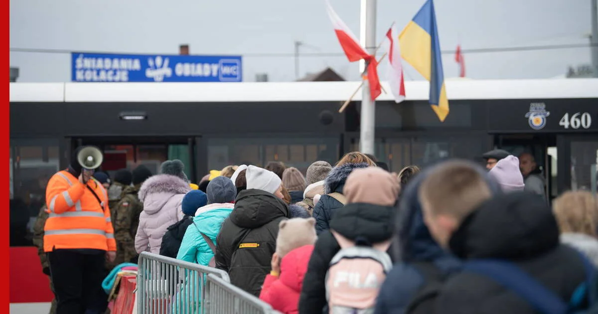 В Польшу прибыли около 1,8 млн беженцев с Украины