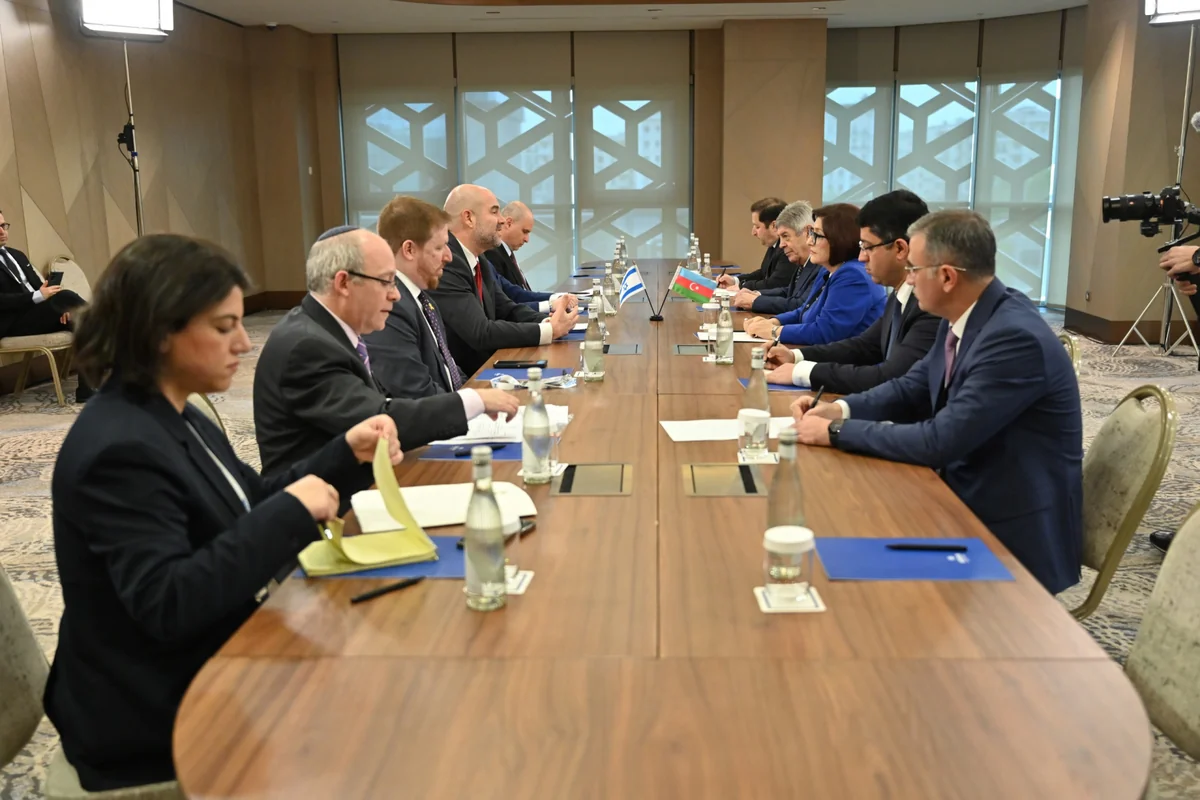 Speaker of Azerbaijan's Milli Majlis meets with Israeli counterpart