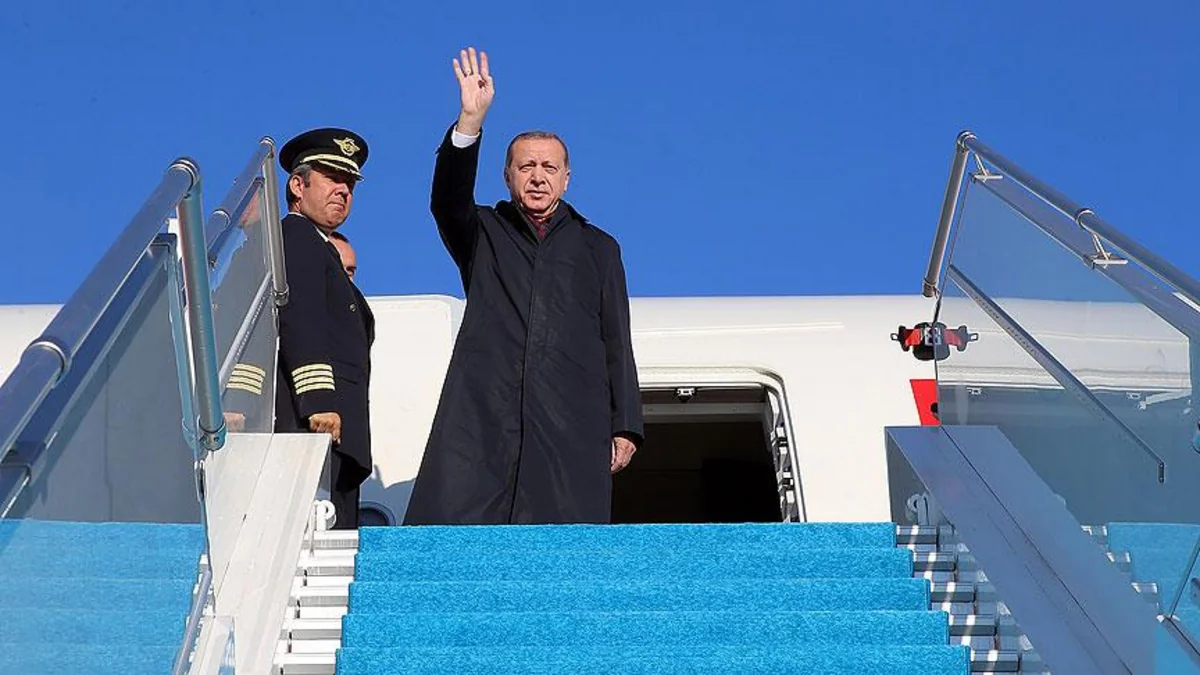 Rəcəb Tayyib Ərdoğanın Ukraynaya rəsmi səfəri başlayıb