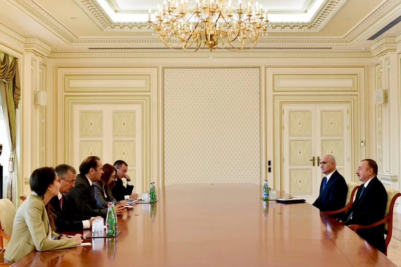 Prezident İlham Əliyev Serbiya baş nazirinin müavinini qəbul edib