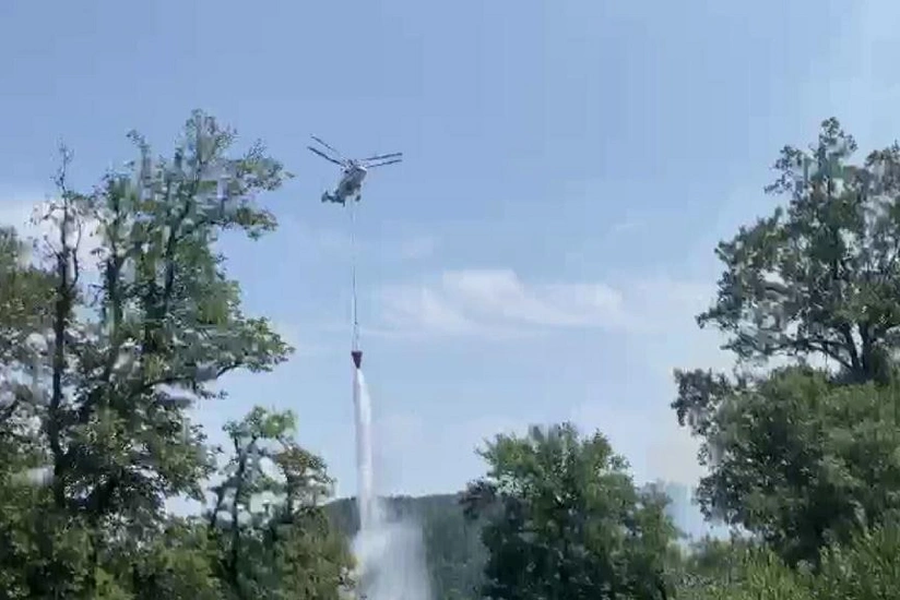 Fire breaks out near Azerbaijan's Hirkan National Park