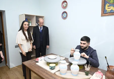 Heydar Aliyev Foundation vice-president visits social service facilities for disabled persons