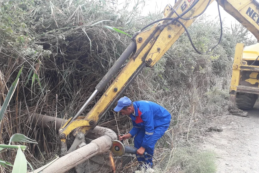 Hacıqabul rayonunun Muğan qəsəbəsinin içməli su təchizatı yaxşılaşdırılır