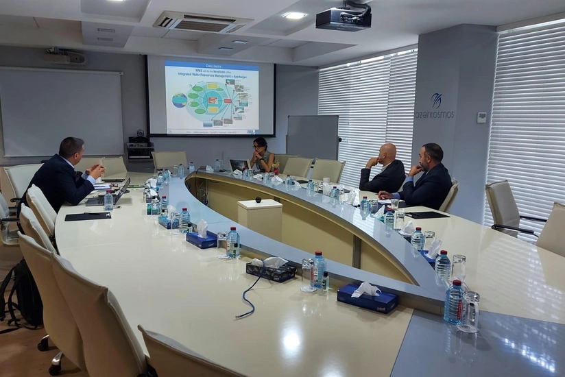 Meeting on assessment of water resources held at Azercosmos
