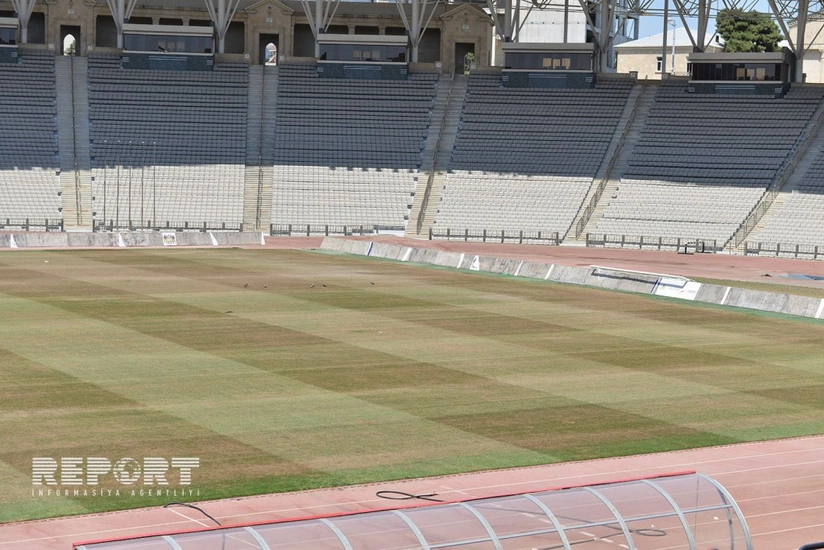 Tofiq Bəhramov stadionunun göyərçinləri - FOTOREPORTAJ