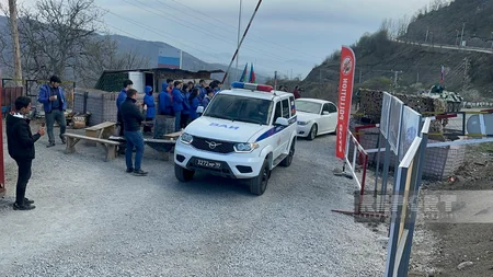Xankəndi-Laçın yolunda sülhməramlıların 90 avtomobili maneəsiz keçib - YENİLƏNİB-9